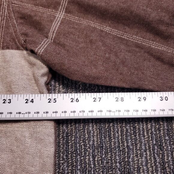 Vintage Y2K Enyce Denim Patchwork Brown Jacket Mens Size Larger NWT - Picture 12 of 16